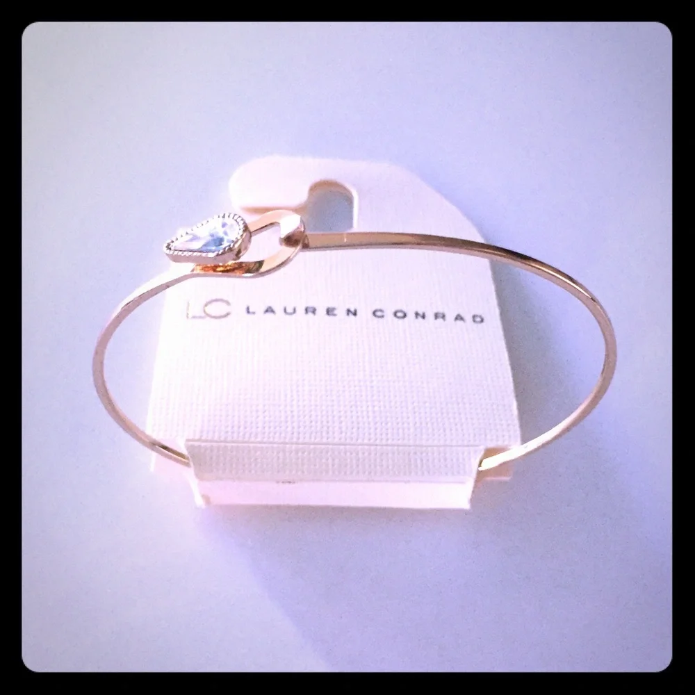 Lauren Conrad Bangle Bracelet with Crystal